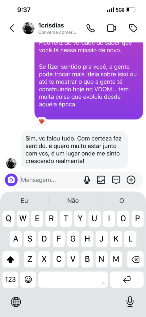 Depoimento espontaneo Vdom