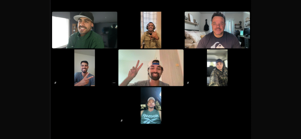 Reunião real do grupo do VDOM